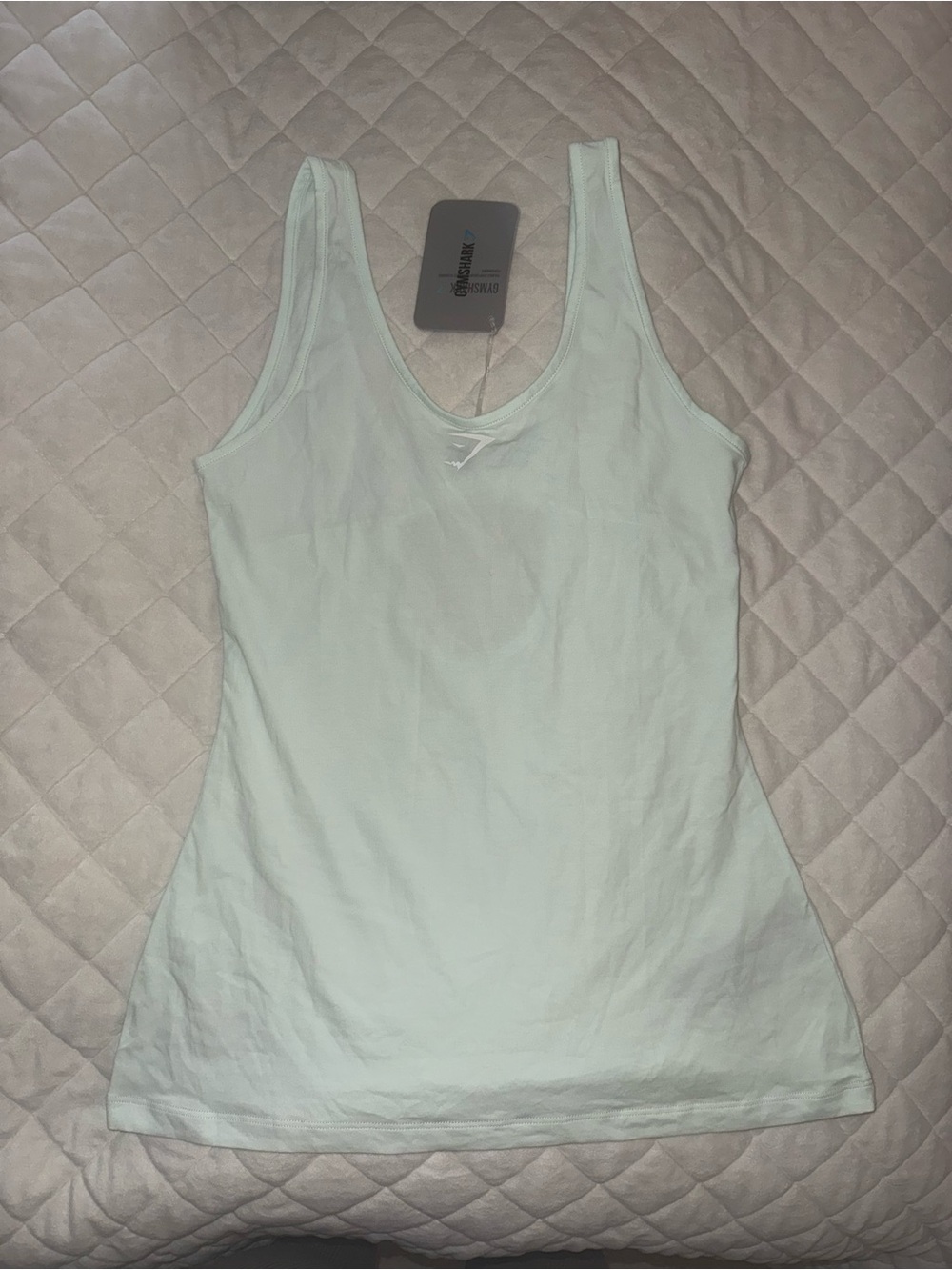 NWT GYMSHARK Women’s Lightweight Scoop Neck Tank Top - Light Mint